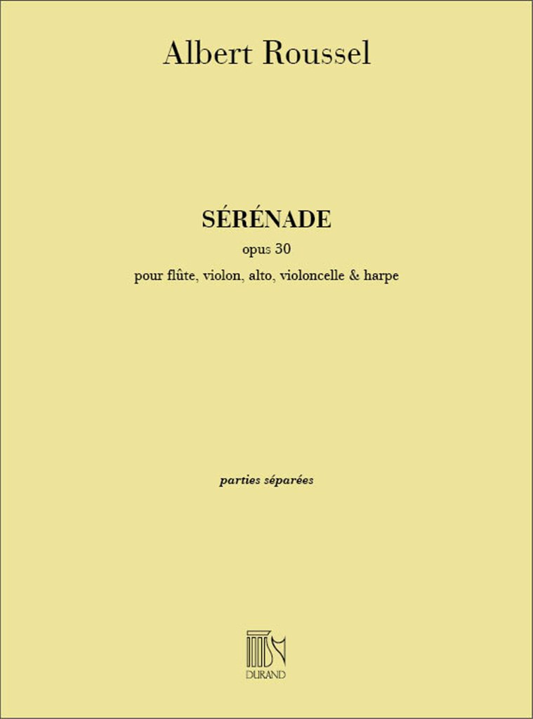 Serenade Op 30 Flute-Violon-Alto-Violoncelle-Harpe